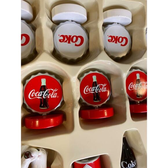 Coca-Cola vs Coke Game Replacement Pieces Santa Polar Bear New 1990s - Picture 10 of 12